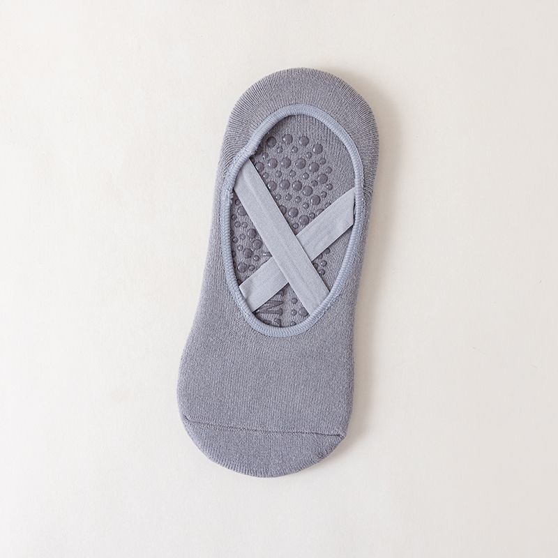 Womens Professional Yoga Socks, Anti-Slip Silicone Pilates & Fitness Socks, Breathable Cotton Gym Dance Sports Socks