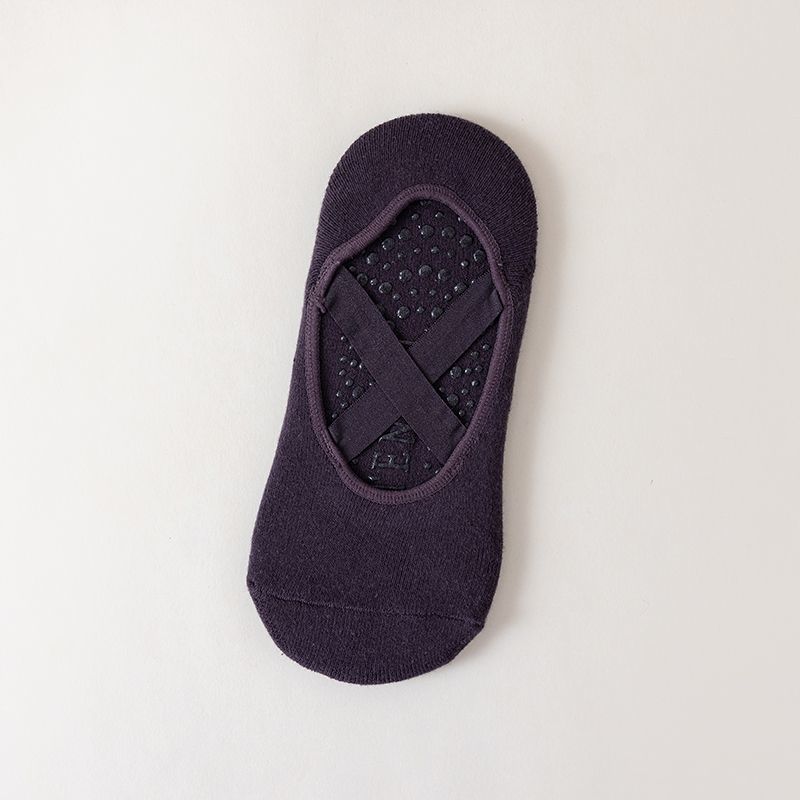 Womens Professional Yoga Socks, Anti-Slip Silicone Pilates & Fitness Socks, Breathable Cotton Gym Dance Sports Socks