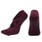 Womens Five-Finger Yoga Socks, Breathable Backless Pilates Socks with Anti-Slip Silicone Sole