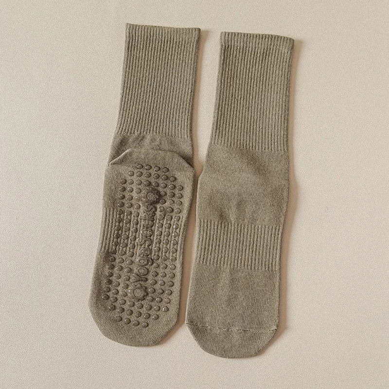 Professional NonSlip Pilates Socks For Women Breathable Cotton Yoga Socks For Gym Dance And Fitness 9