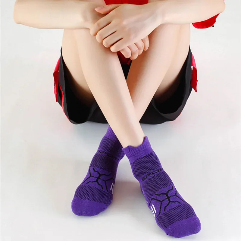 Mesh Thin Breathable Sports Socks Lightweight Cotton Running Socks For Gym Fitness  Outdoor Sports 3
