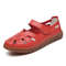 Womens Fashion Sandals, Breathable Leather Slippers & Non-Slip Casual Roman Shoes for Summer Comfort