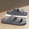 Mens Summer Adjustable EVA Cloud Slides, Soft, Non-Slip Lightweight Beach Sandals with Flat Comfort Design