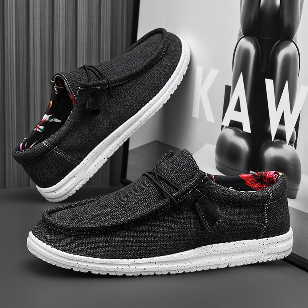 Lightweight SlipOn Men Casual Shoes Breathable Soft Sole Comfortable Flats For Walking Travel Dail 4