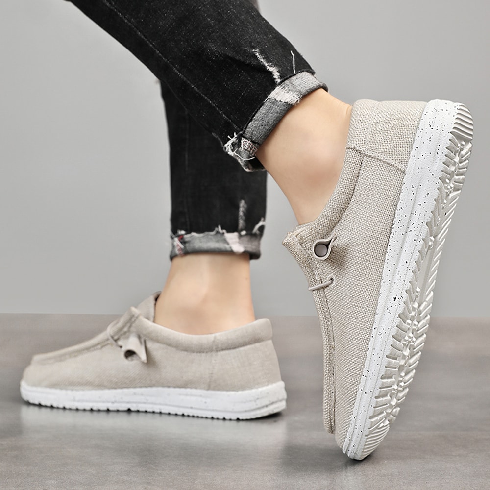 Lightweight SlipOn Men Casual Shoes Breathable Soft Sole Comfortable Flats For Walking Travel Dail 1