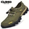 Mens Outdoor Camp Walking Shoes, Lightweight Mesh Sports Shoes with Non-Slip Rubber Soles for Summer Comfort