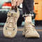Mens Breathable Leather Hiking Shoes Lightweight Outdoor NonSlip Mesh Footwear For Comfortable Summ 3