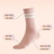 Non Slip Pilates Socks With Grips For Women Breathable Yoga Barre Socks For Secure Movement 3