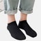 HighQuality Men Solid Black Ankle Socks Breathable Antibacterial Anti Odor Fashionable Versatile Ca 3
