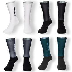 high-performance aero cycling socks, breathable anti-slip sports socks for men with moisture control design