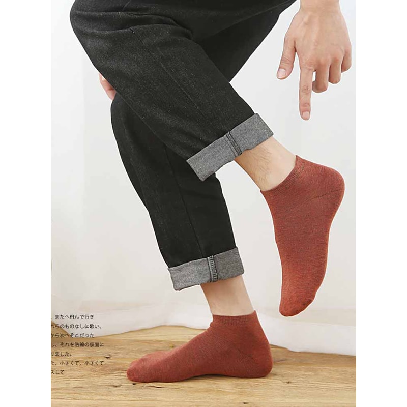 High Quality Cotton Men Socks Pack Lightweight Breathable Sock Set Durable Black Ankle Short Socks 2
