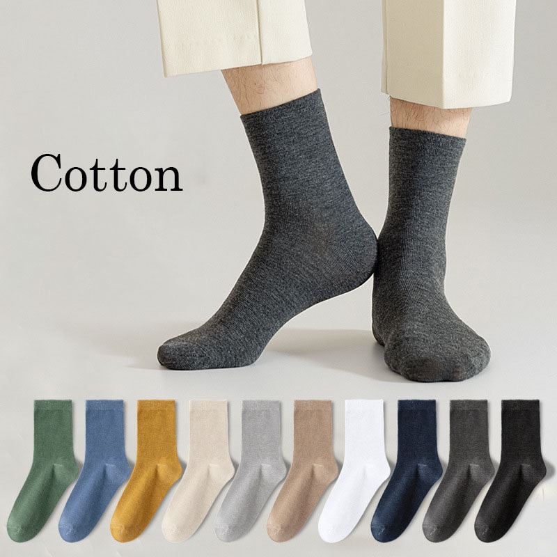 High Quality Cotton Men Socks Pack Lightweight Breathable Sock Set Durable Black Ankle Short Socks 5