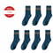 High-Quality Harajuku Retro Mens Striped Socks, Fashionable Casual Long Socks for Men, Comfortable Large Size