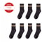 High-Quality Harajuku Retro Mens Striped Socks, Fashionable Casual Long Socks for Men, Comfortable Large Size