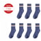 High-Quality Harajuku Retro Mens Striped Socks, Fashionable Casual Long Socks for Men, Comfortable Large Size