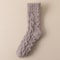 Mens Thick Warm Winter Socks HighQuality Coral Fleece Thermal Cozy Middle Tube Fluffy Sleeping Sock 10