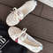 Fashionable And Versatile Womens Summer Casual Ballet Shoes Lightweight White Trainer Flats In Smal 6