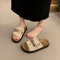 Summer Cork Sandals Classic Open Toe Flat Slippers With Soft Thick Sole For Beach Casual Wear 1