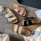 Summer Cork Sandals Classic Open Toe Flat Slippers With Soft Thick Sole For Beach Casual Wear 0