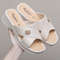 Comfortable Women Shoes Summer Slippers, Fashion Wedge Heels with Thick Sole, Soft Bottom Mother Shoes