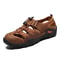 Mens Breathable Antiskid Sandals for Outdoor & Beach, Fashion Casual Shoes & Comfortable Soft Loafers
