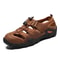 Mens Breathable Antiskid Sandals for Outdoor & Beach, Fashion Casual Shoes & Comfortable Soft Loafers