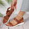 Lightweight Elastic Wedge Sandals Womens SlipOn Comfortable Summer Shoes 1
