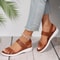 Lightweight Elastic Wedge Sandals Womens SlipOn Comfortable Summer Shoes 3