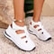 New Women Closed Toe Sandals, High Quality Wedge Shoes, Summer Buckle Strap Office and Career Sandals