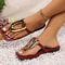 Luxury Women Flat Sandals Metal Decorate Fashion Slippers Summer Beach Slides Outdoor Female Flip F 3