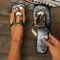 Luxury Women Flat Sandals Metal Decorate Fashion Slippers Summer Beach Slides Outdoor Female Flip F 11