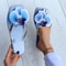 Summer Women Slippers, Fashionable Floral Slides, Elegant Outdoor Designer Sandals for Women