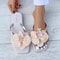 Summer Women Slippers, Fashionable Floral Slides, Elegant Outdoor Designer Sandals for Women