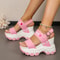 Chunky High Heels Sandals For Women Fashion Platform Wedges Summer Beach Shoes 1