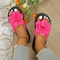 Lightweight Women Slippers, Non-Slip Home Sandals, Cool Indoor Outdoor Flat Slides, Casual Ladies Flip Flops