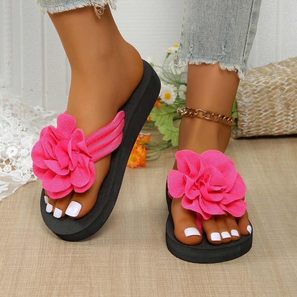 Lightweight Women Slippers, Non-Slip Home Sandals, Cool Indoor Outdoor Flat Slides, Casual Ladies Flip Flops