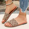 Summer Women Slippers, Non-Slip Flat Sandals, Casual Open Toe Slides, Comfortable Daily Beach Shoes