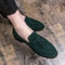 Frosted Leather Tassel Loafers High Quality Mens Slip On Shoes Comfortable Male Driving Flats Allma 3