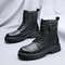 High Quality Mens Chelsea Boots Luxury Leather English Style Thick Sole Famous Brand Casual Shoes 7