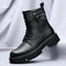 High Quality Mens Chelsea Boots Luxury Leather English Style Thick Sole Famous Brand Casual Shoes 5