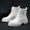 High Quality Mens Chelsea Boots Luxury Leather English Style Thick Sole Famous Brand Casual Shoes 6