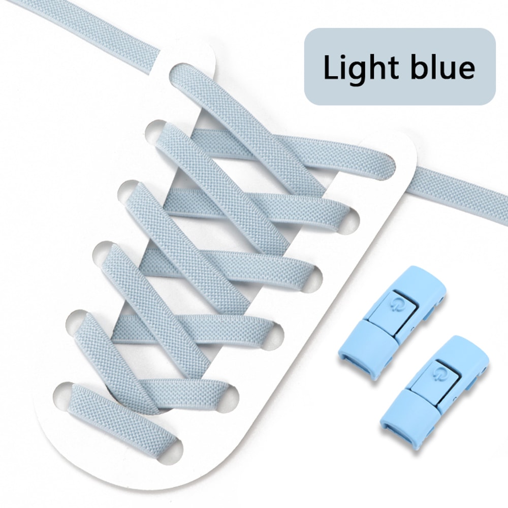 No Tie Elastic Shoelaces Press Lock Shoelace Colorful Sneakers Laces Tieless Shoe Laces One Size Ad 12