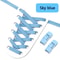 No Tie Elastic Shoelaces Press Lock Shoelace Colorful Sneakers Laces Tieless Shoe Laces One Size Ad 18