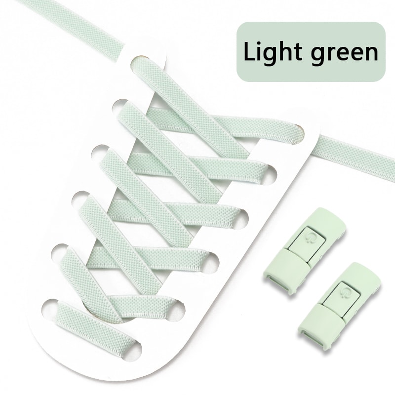 No Tie Elastic Shoelaces Press Lock Shoelace Colorful Sneakers Laces Tieless Shoe Laces One Size Ad 19