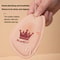Forefoot Pad Pain Relief Insert Women Nonslip Cushion Half Size Insoles Breathable Sweat Absorbing 3