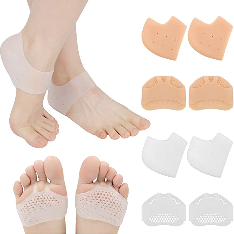 Metatarsal Pads Silicone Heel Protectors Gel Heel Pad For Foot Pain Relief Plantar Fasciitis Cushio 0
