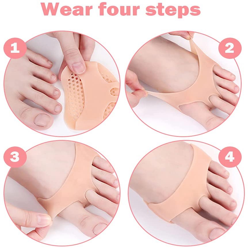 Metatarsal Pads Silicone Heel Protectors Gel Heel Pad For Foot Pain Relief Plantar Fasciitis Cushio 4