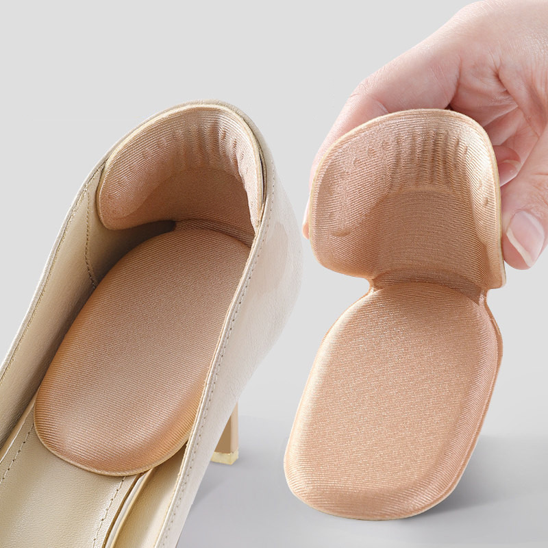 Heel Protector T Shape Sponge Shoe Cushion, High Heel Inserts, Heel Pads, Shoe Adjuster for Women, Comfortable Insoles