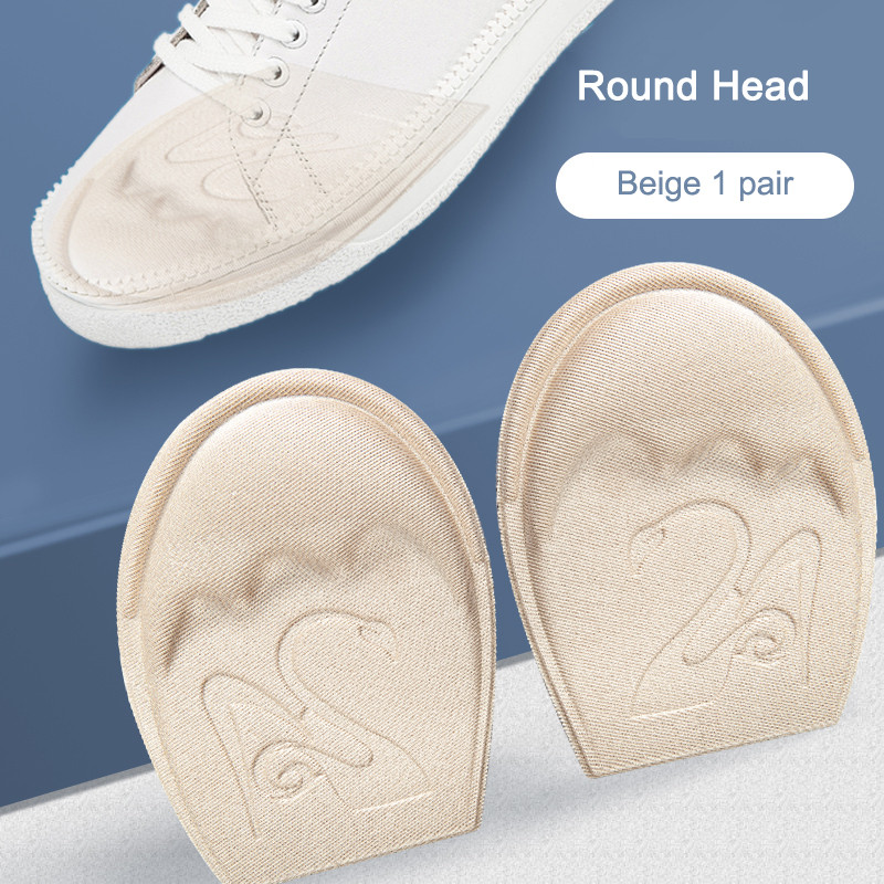 Non Slip Forefoot Cushion Pad, Shoe Inserts Toe Plug, Half Insoles Filler for High Heels, Comfort Pain Relief Support