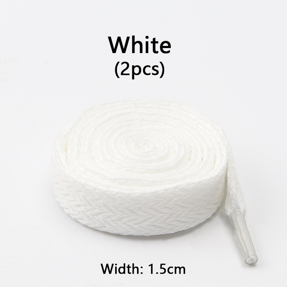 Luxury Wavy Bread Shoe Laces Flat Shoelaces For Sneakers Trend Rope Strings For Stylish Shoes 20